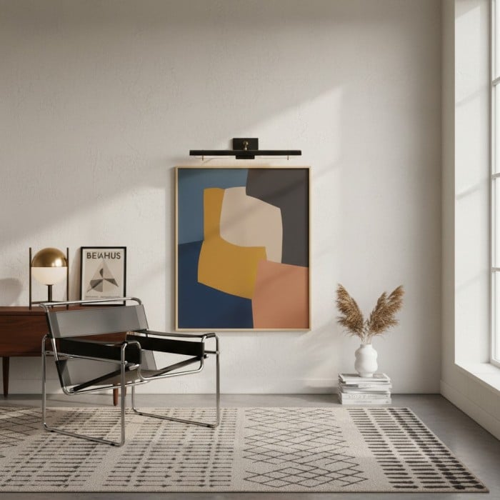 Aurix Minimalistisk Vägglampa i Järn – Elegant väggmonterad belysning som förhöjer alla inredningskonstverk HL2382