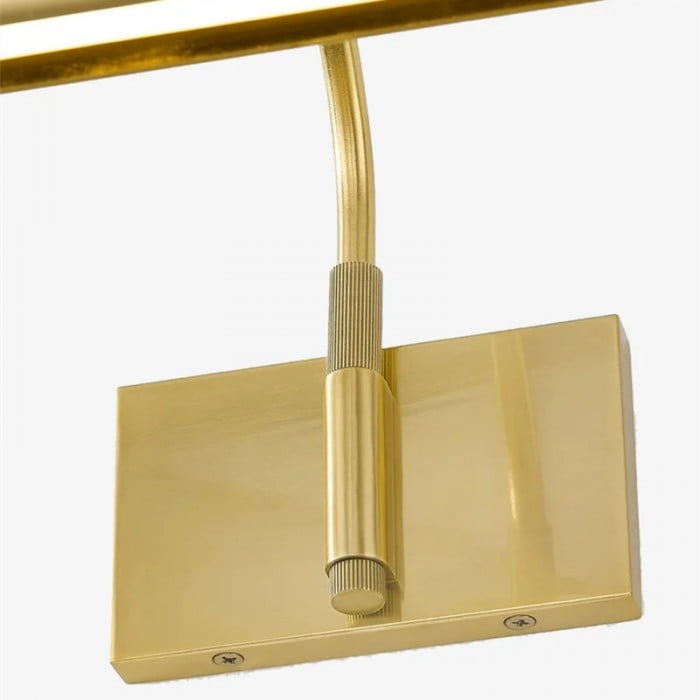 Kinkiet ścienny Aurix Picture Light – Slim Shade, metalowy, do galerii, z wykończeniem w kolorze czarnym, HL2380
