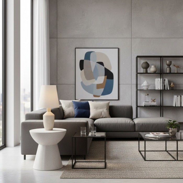 Ceruna Moderne Keramische Tafellamp – Sculpturaal ontwerp, strakke afwerking voor hal en woonkamer HL2393