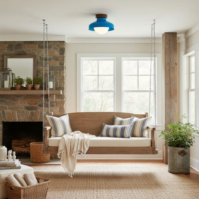 Lámpara de techo moderna Elystra con pantalla de vidrio minimalista y aplique metálico para sala de estar, cocina y pasillo