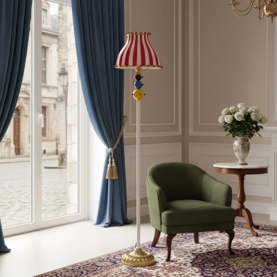 Festilo Circus Skulptural Golvlampa – Böjd Bågformad Metalldesign Golvlampa för Vardagsrum HL2307