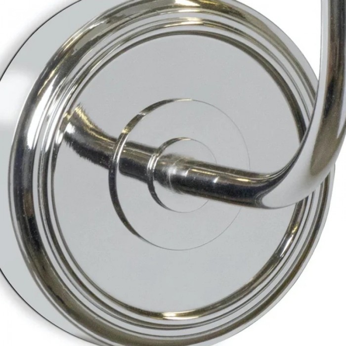 Współczesna lampa ścienna Glissum z metalu i lnu z miękkim, rozproszonym kloszem do przedpokoju lub wejścia HL2320