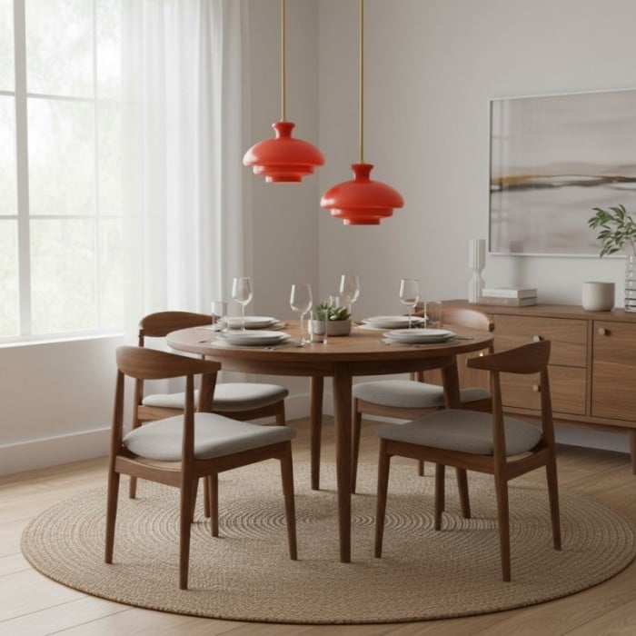 HaloVita Decorative Pendant Lamp – Minimalist Metal and Glass Pendant for Living Areas HL2355