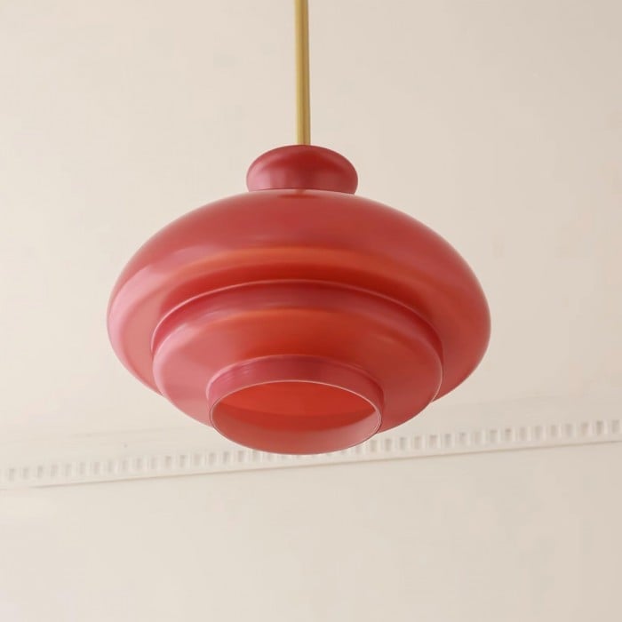 HaloVita Decorative Pendant Lamp – Minimalist Metal and Glass Pendant for Living Areas HL2355