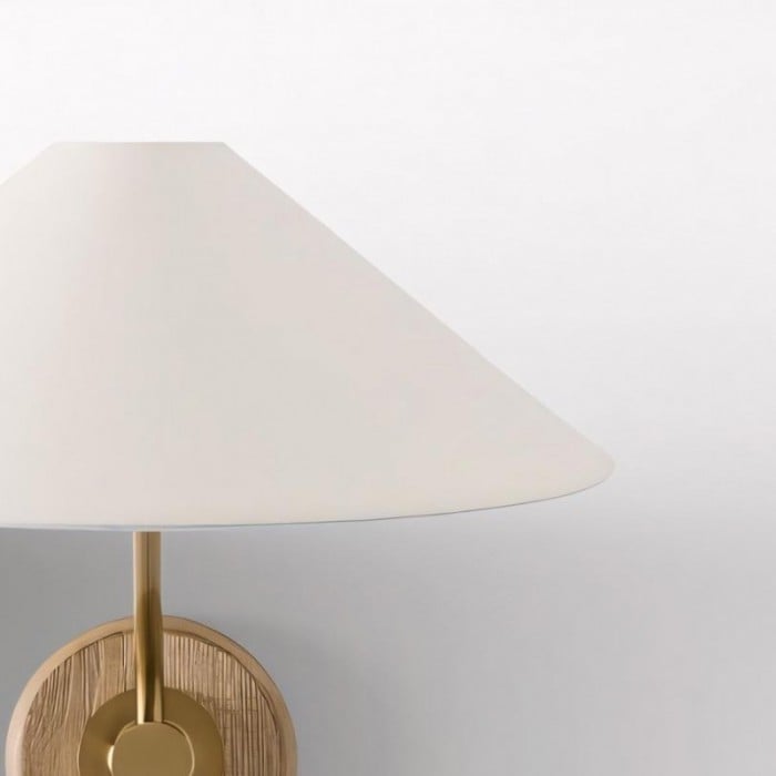 Lampada con paralume conico girevole Ivoryne - Adatta per angoli di lettura moderni HL2312