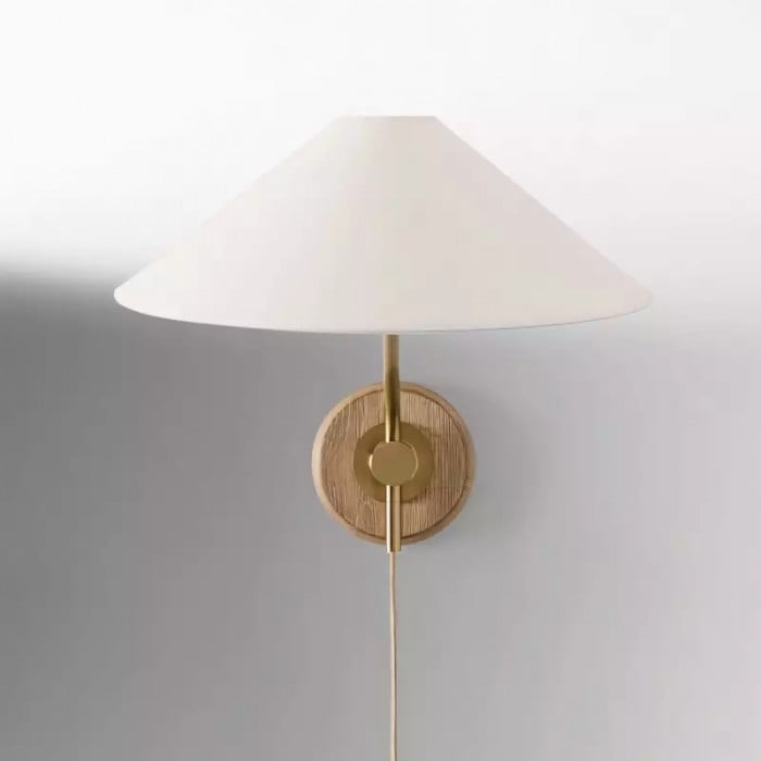 Lampada con paralume conico girevole Ivoryne - Adatta per angoli di lettura moderni HL2312