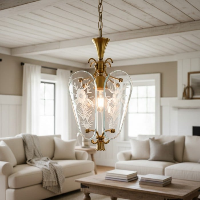 Kerise Sleek Glass Shade Pendant - Designer Ambient Light for Open Spaces or Lounges HL2294