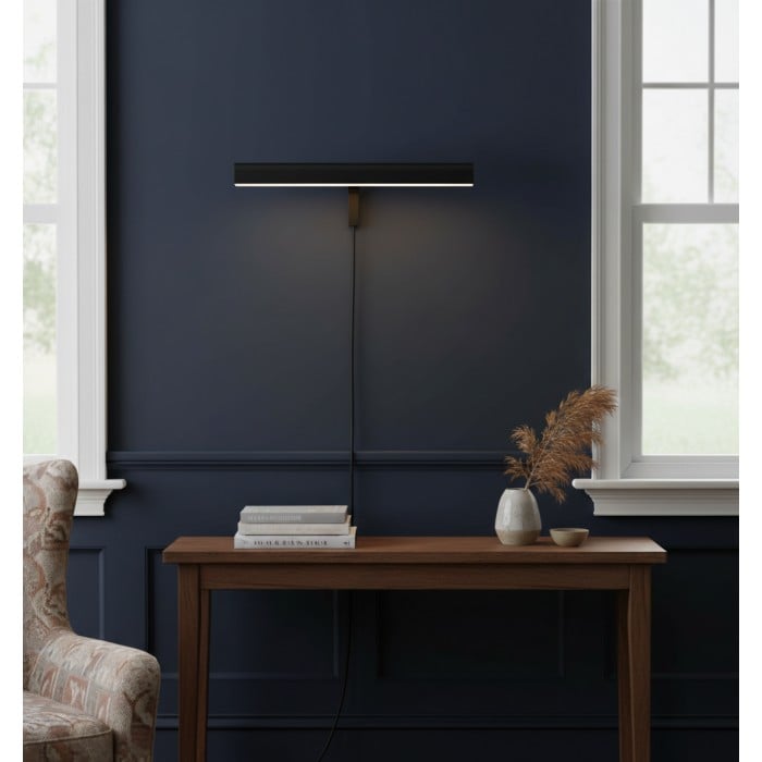 Lámpara de galería metálica Libris: diseño estilizado para exhibiciones de arte en casa HL2369