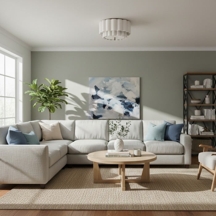 Lámpara de techo moderna Linbron Flush Lighting con pantalla de lino festoneado y acabado en bronce para comedor HL2284