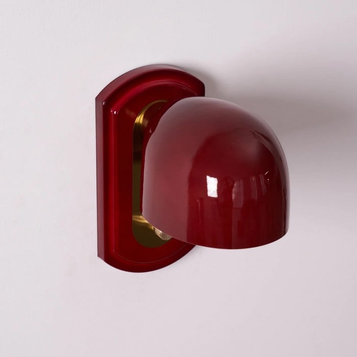 Livessa Modern Vägglampa – Skulpturell Vägglampa med Glasskärm för Sovrum eller Vardagsrum HL2330