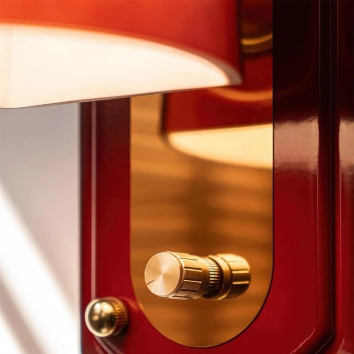 Livessa Modern Vägglampa – Skulpturell Vägglampa med Glasskärm för Sovrum eller Vardagsrum HL2330