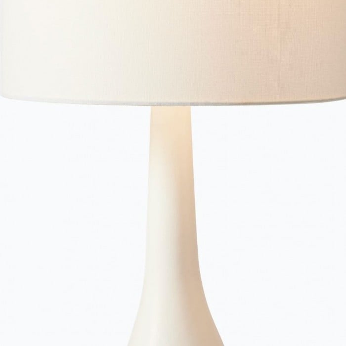 Lámpara de pie moderna de cerámica orgánica Lumera: forma escultural asimétrica e iluminación ambiental para dormitorio HL2288