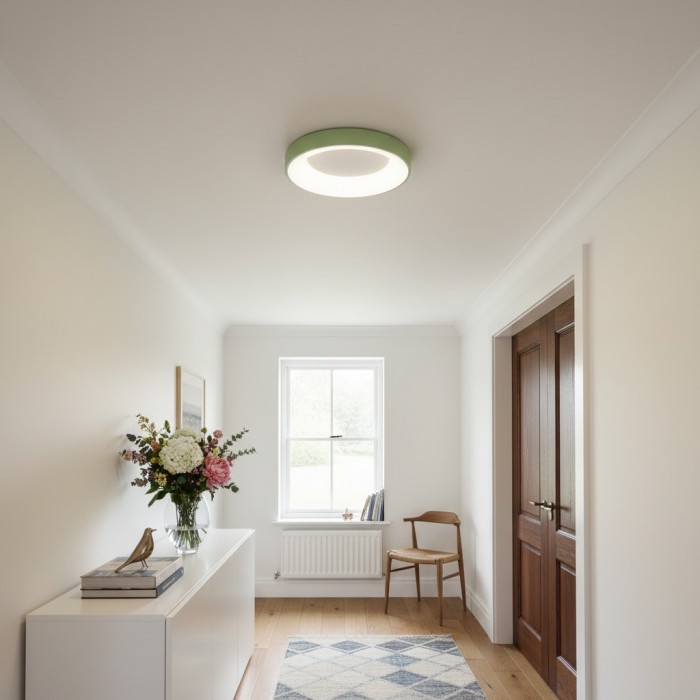 Lumiflexa Modern Round Ceiling Light Acrylic Shade for Bedroom and Hallways HL2319