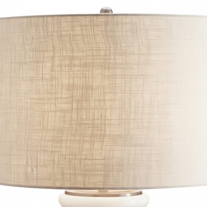 Mello Contemporary Table Lamp - Textured Ceramic Base for Living Room and Office HL2287