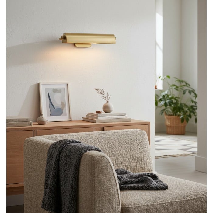 Lampa ścienna Modo Picture Light z regulowanym ramieniem obrotowym, klasyczna lampa do galerii sztuki, do dekoracji ściennych