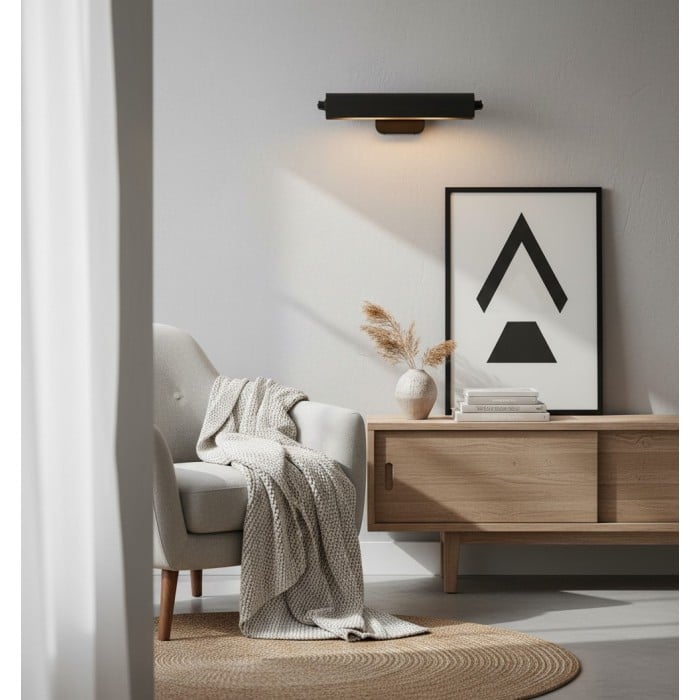 Lampa ścienna Modo Picture Light z regulowanym ramieniem obrotowym, klasyczna lampa do galerii sztuki, do dekoracji ściennych