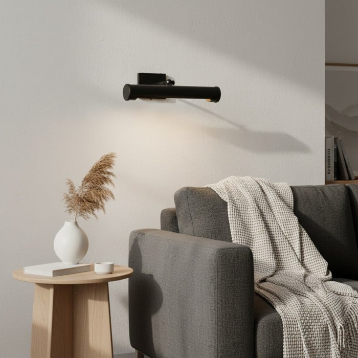 Lampa ścienna Modo Picture Light – klasyczna lampa artystyczna z mosiądzu w kształcie łuku do galerii ściennej HL2372