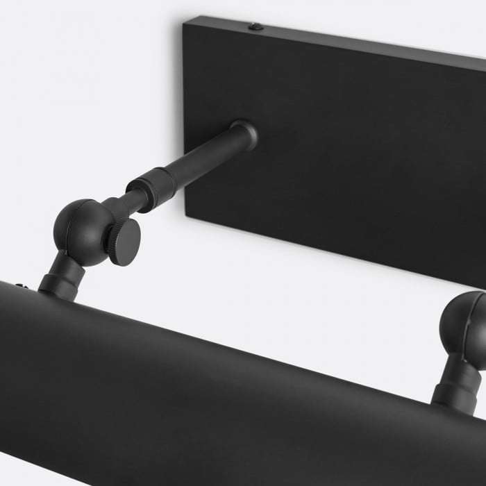 Lampa ścienna Modo Picture Light – klasyczna lampa artystyczna z mosiądzu w kształcie łuku do galerii ściennej HL2372