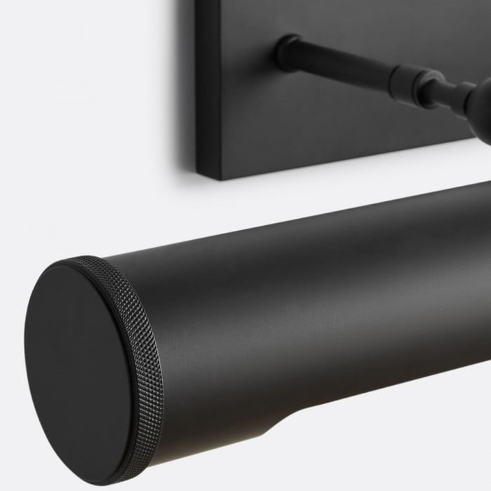 Lampa ścienna Modo Picture Light – klasyczna lampa artystyczna z mosiądzu w kształcie łuku do galerii ściennej HL2372