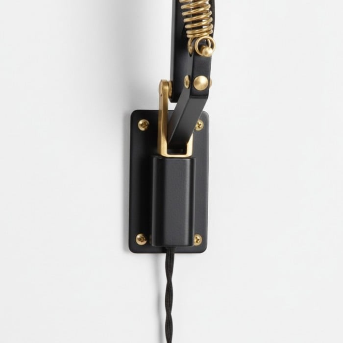 Modryx Adjustable Modern Wall Lamp with Bracket Sleek Aluminium Shade for Living Space HL2356