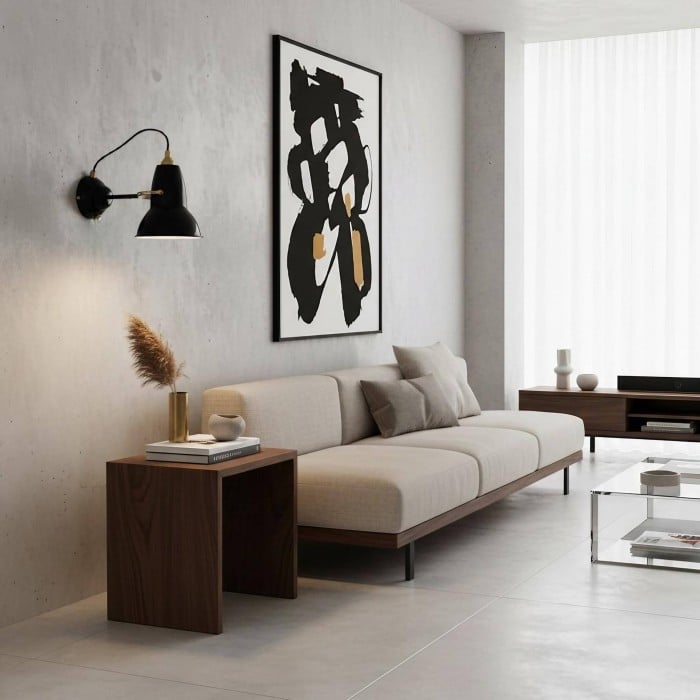 Modryx Industriell Metallvägglampa - Retroinspirerad Vägglampa med Justerbar Arm För Sängbord & Läsning HL2359