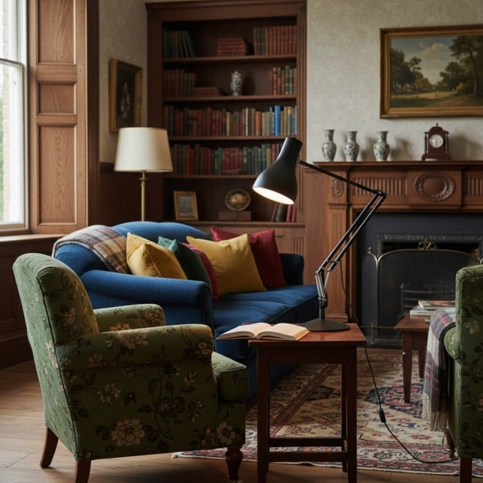 Modryx Nowoczesna, regulowana lampa biurkowa – ponadczasowa lampa robocza do domowego biura HL2325