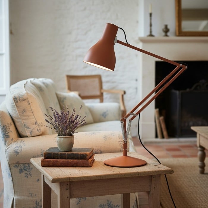 Modryx Nowoczesna, regulowana lampa biurkowa – ponadczasowa lampa robocza do domowego biura HL2325