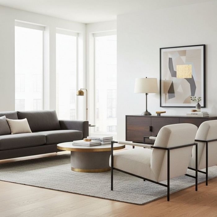 Nera USB Table Lamp – Adjustable Height Sleek Metal Modern Lamp for Office and Living Room HL2397