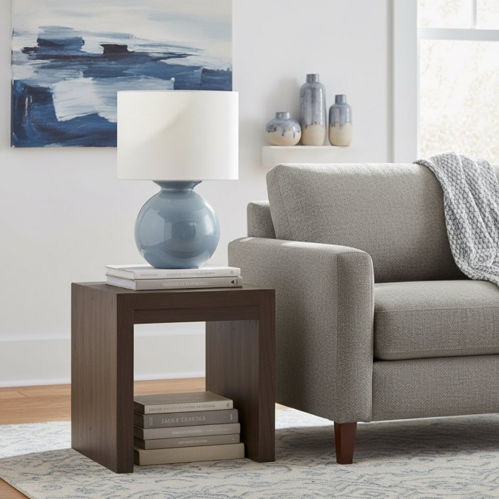 Nowoczesna lampa akcentowa Noria – ceramiczna kula do sypialni i gabinetu HL2291