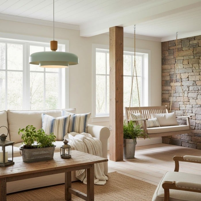 Orbulis Natural Wood Grain Circular Pendant – Modern Minimalist Light for Islands and Foyers HL2366