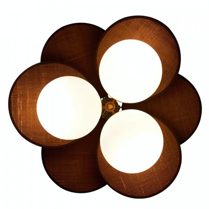 Orrise Artistic Layered Petal Pendant Light - Natural Inspired Lamp for Entryway and Bedroom HL2317