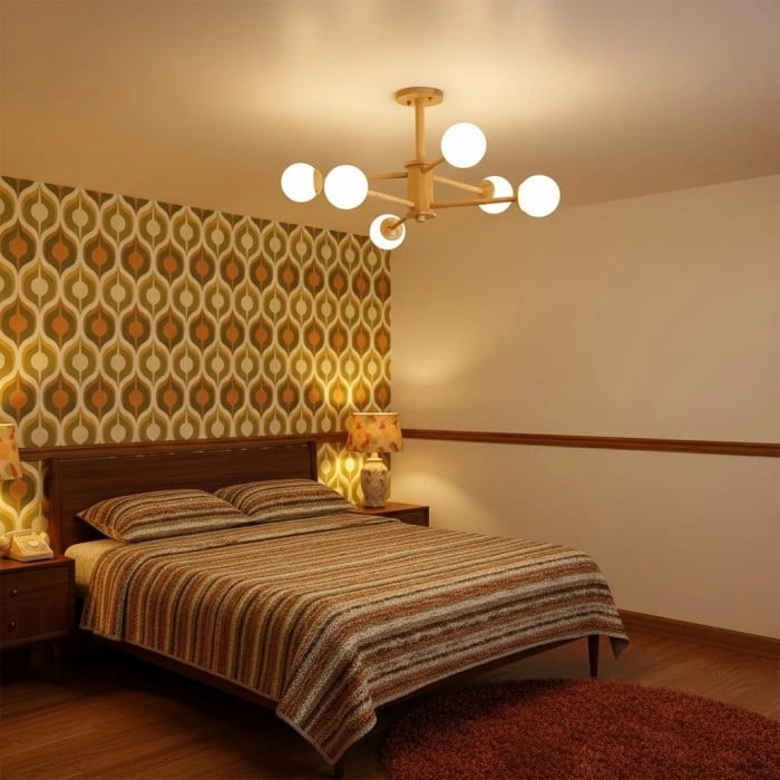 Orrise Molecular Design Ceiling Lamp - Artistic Branch Lighting Chandelier for Home Spaces HL2322