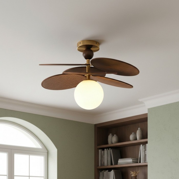 Orrise Overlapping Blade Design Ceiling Light – Contemporary Decorative Light for Interiors HL2315