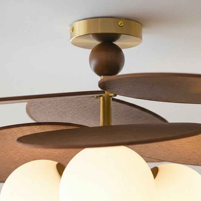 Orrise Overlapping Blade Design Ceiling Light – Contemporary Decorative Light for Interiors HL2315