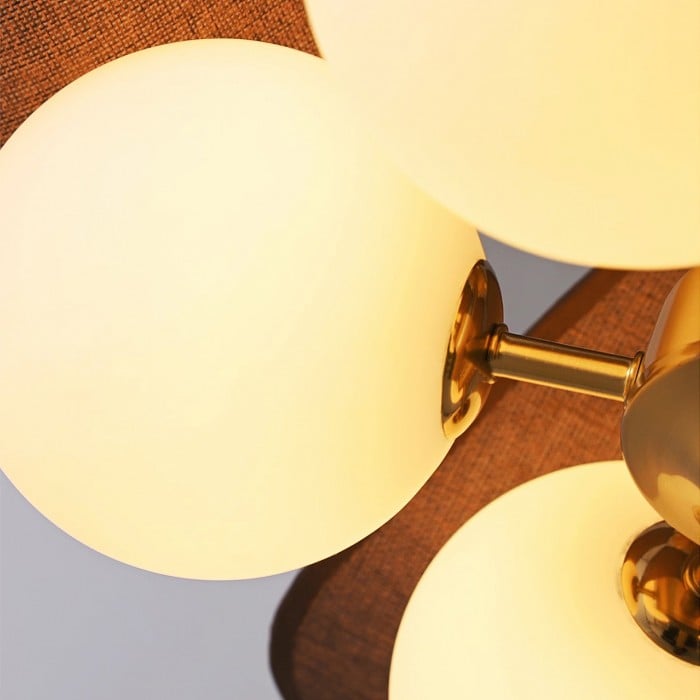 Orrise Series Sculptural Globe Cluster Pendant Lamp - Metal and Glass Pendant Light HL2314