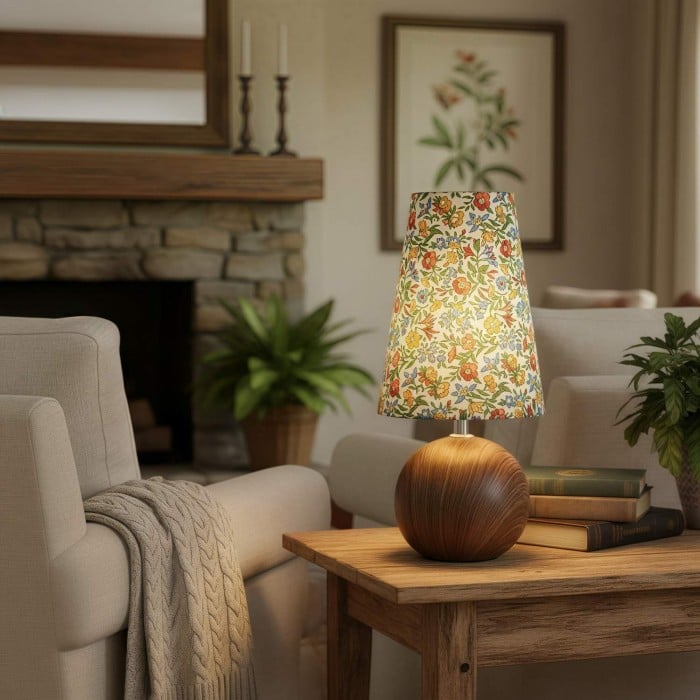 Lámpara de mesa con acento floral Petalyra - Forma decorativa esculpida, iluminación ambiental para uso doméstico HL2326