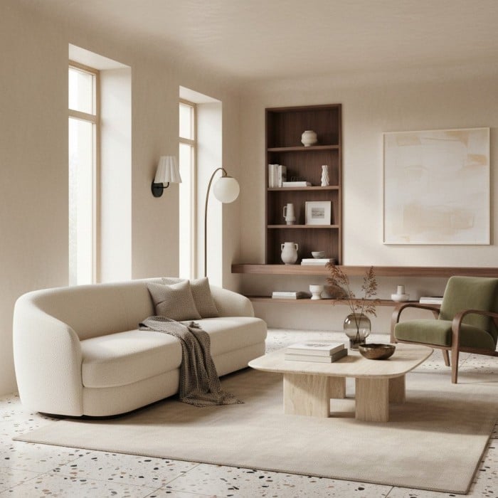 Ruffmeto stoffen wandlamp – met geplooide details op een sculpturaal metalen frame voor studeerkamer of hal HL2279