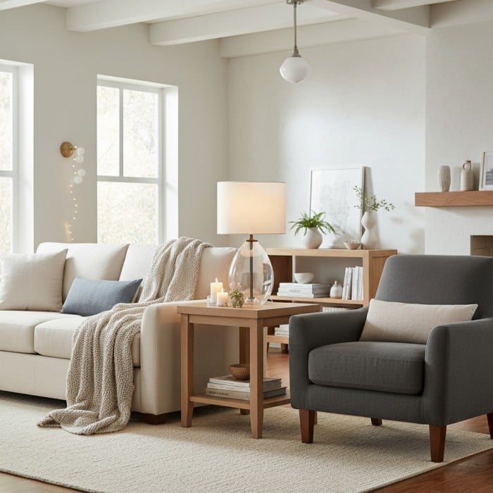 Lampa Sustaina Sustaina Sustaine z trwałego szkła – materiały z recyklingu i nowoczesny styl do kącika do czytania HL2396