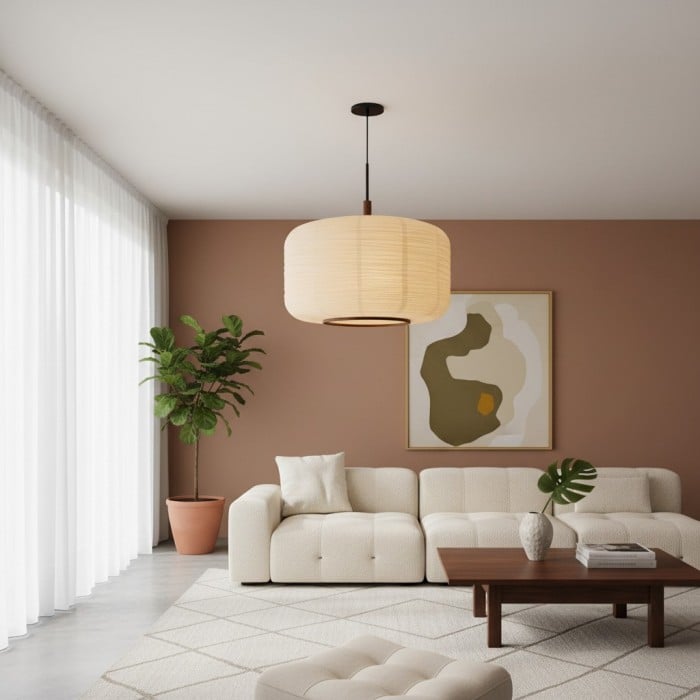 Tivo Pendant Light - Geometric Metal Design - Modern Ceiling Lighting for Dining Room or Kitchen HL2384