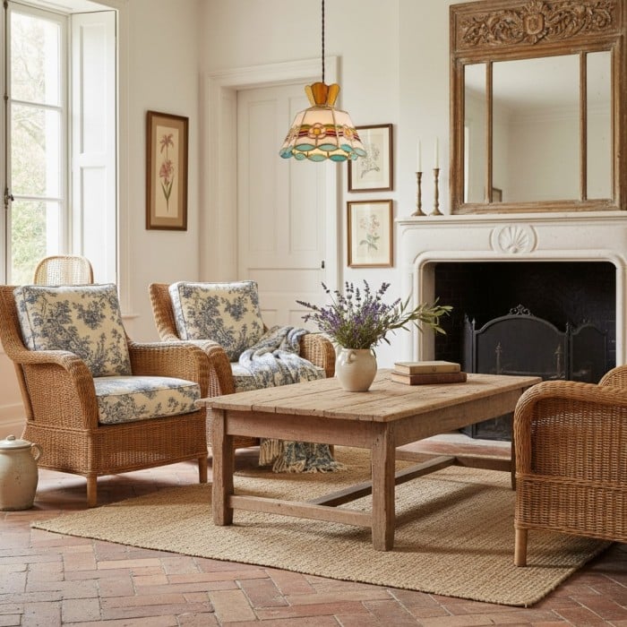 Vintagia Decorative Glass Pendant Light – Vintage Hanging Lamp for Dining Room and Living Space HL2344