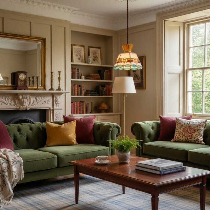 Vintagia Decorative Glass Pendant Light – Vintage Hanging Lamp for Dining Room and Living Space HL2344