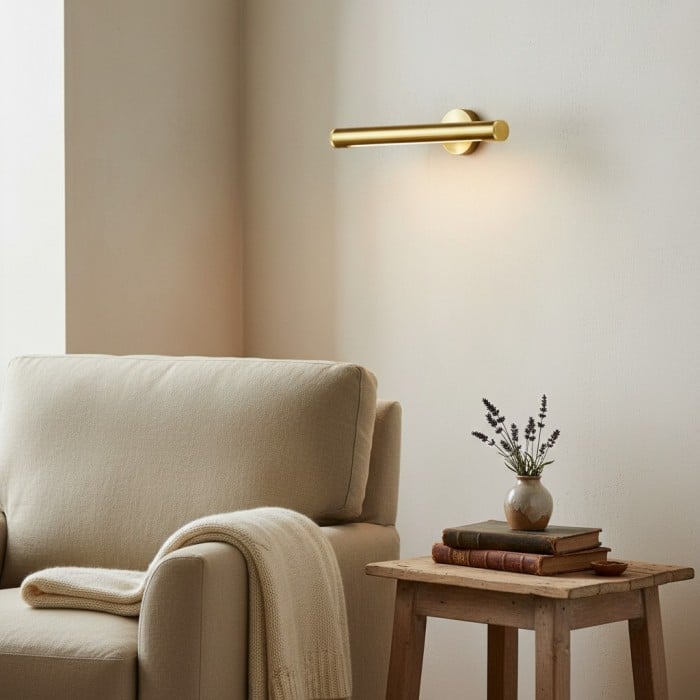 Lampa ścienna Aurix Art Light – postarzana lampa do podświetlania płócien HL2377