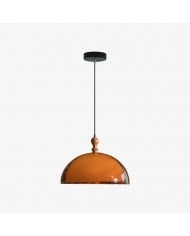 Afterglow Vintage Pendant - Hand-Blown Glass Shade Retro Pendant Lamp with Adjustable Cord for Dining Room HL2342
