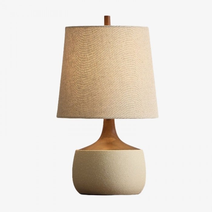 Avero Contemporary Table Lamp - Textured Ceramic Design for Living Room and Office HL2290