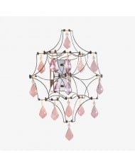 Lámpara de pared cilíndrica Cylume de tela con enchufe - Aplique minimalista para dormitorio y sala de estar HL2335