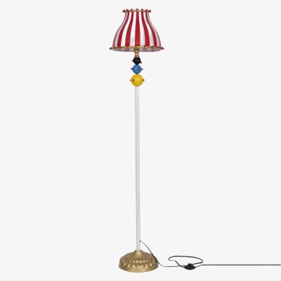 Festilo Circus Skulptural Golvlampa – Böjd Bågformad Metalldesign Golvlampa för Vardagsrum HL2307