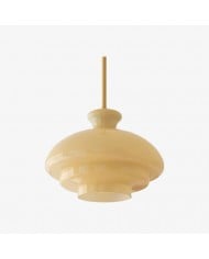 Kairis Travertine Natural Stone Pendant Light - Vintage Style Lighting for Dining and Living Spaces HL2343