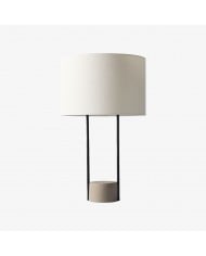 Lumo Modern Asymmetrical Table Lamp - Artistic Ceramic Body Ambient Lighting for Contemporary Home and Office HL2289