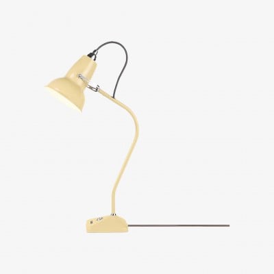 Lampe de table miniature en métal Modryx - Lampe de table classique à base géométrique pour espaces de vie HL2354