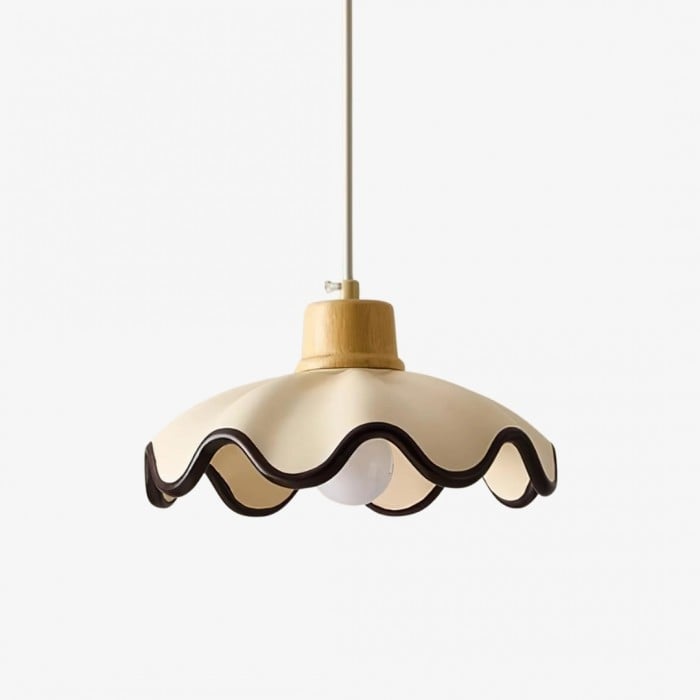 Moliro vågig taklampa - Modern vågig belysning för matsal HL2311